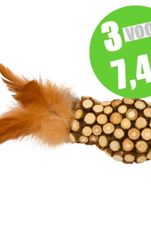 Jack & Vanilla Herbals Matatabi Vis Met Veer 9 cm Voordeelprijs